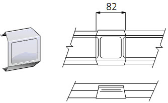 КРЫШКА ТОЧКИ ОТВОДА IP55 