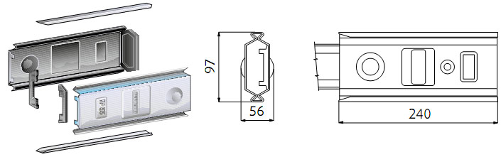 ТОРЦЕВАЯ ЗАГЛУШКА IP55 ТОРЦЕВАЯ ЗАГЛУШКА IP55