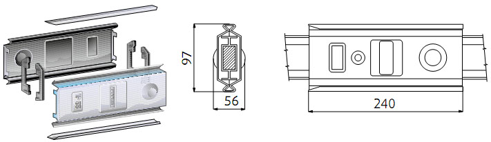 КРЫШКА СОЕДИНЕНИЯ IP55 КРЫШКА СОЕДИНЕНИЯ IP55