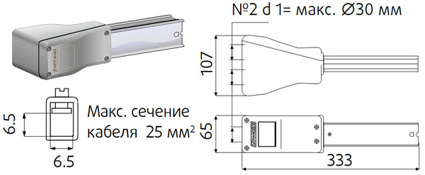Стандартный блок подачи питания Стандартный блок подачи питания